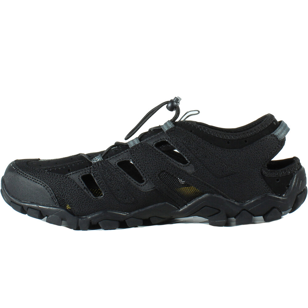 Hi Tec sandalias trekking hombre MILLARES NEGRO vista superior
