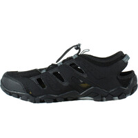 Hi Tec sandalias trekking hombre MILLARES NEGRO vista superior