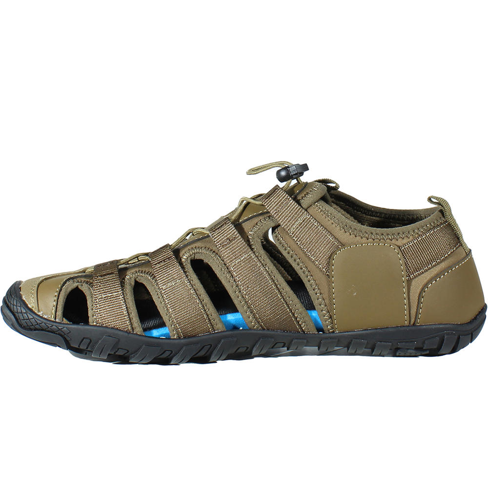 Hi Tec sandalias trekking hombre TERRA BAREFOOT MARRON vista superior