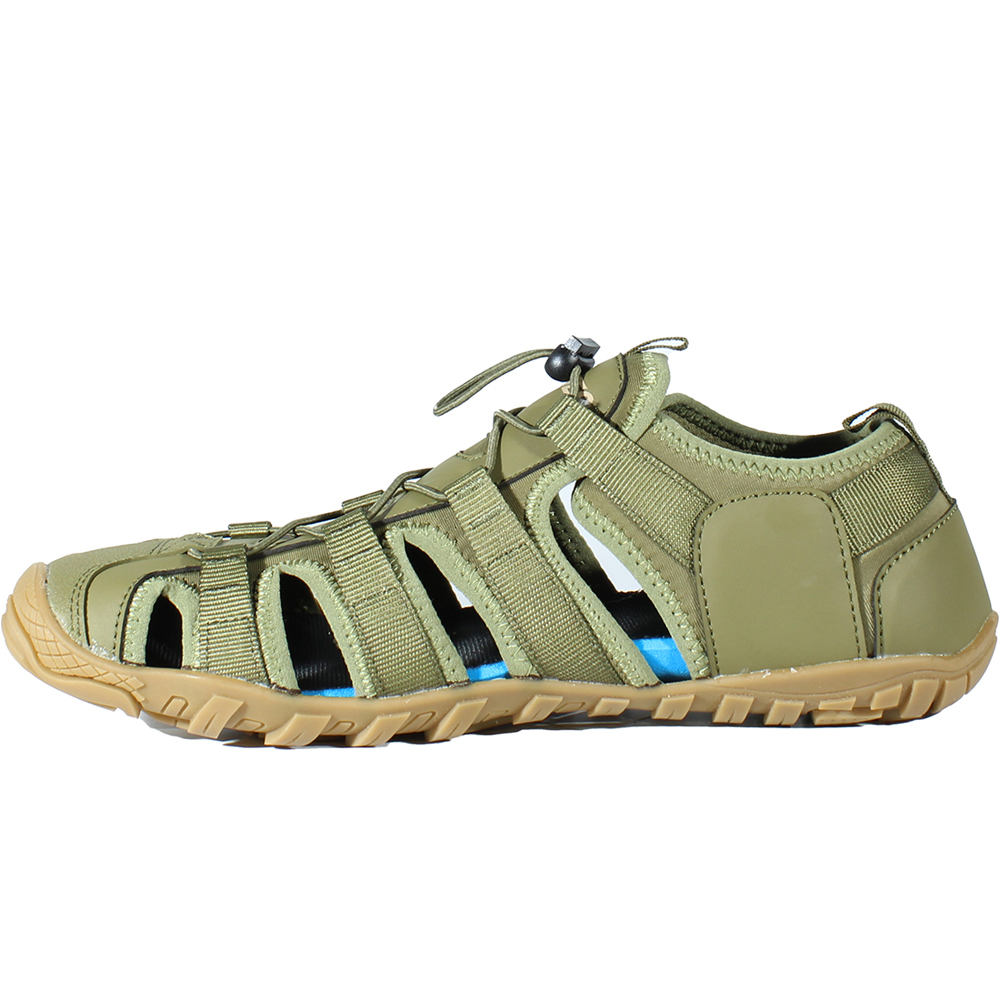 Hi Tec sandalias trekking hombre TERRA BAREFOOT MARRON vista superior