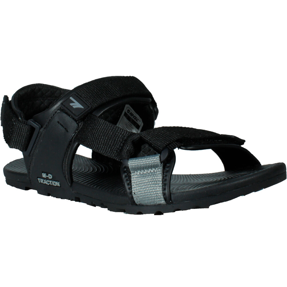 Hi Tec sandalias trekking hombre ULA BAREFOOT NEGRO lateral interior