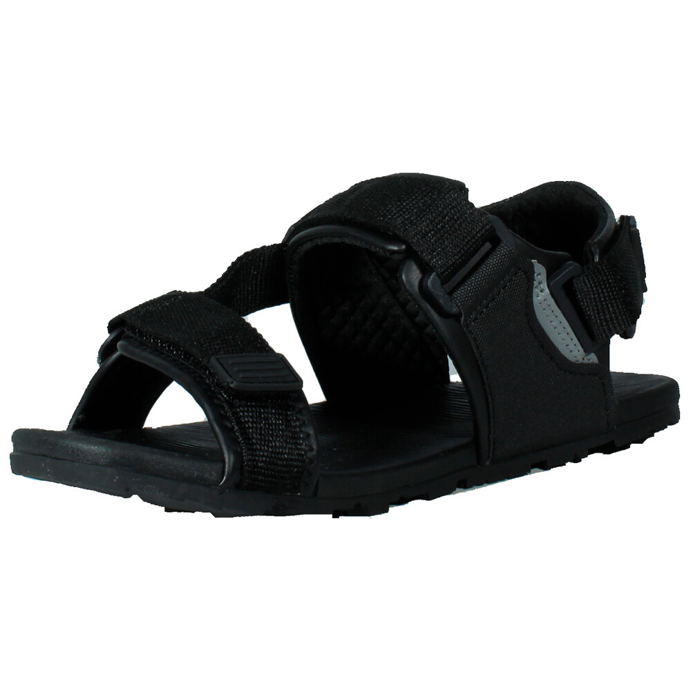 Hi Tec sandalias trekking hombre ULA BAREFOOT NEGRO vista trasera