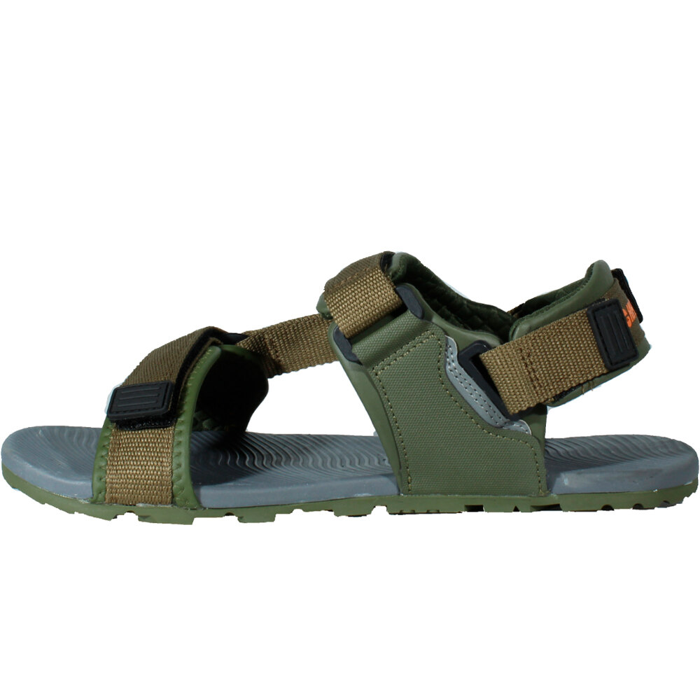 Hi Tec sandalias trekking hombre ULA BAREFOOT VERDE vista superior
