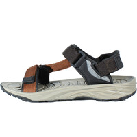 Hi Tec sandalias trekking hombre ULA RAFT MARRON vista superior