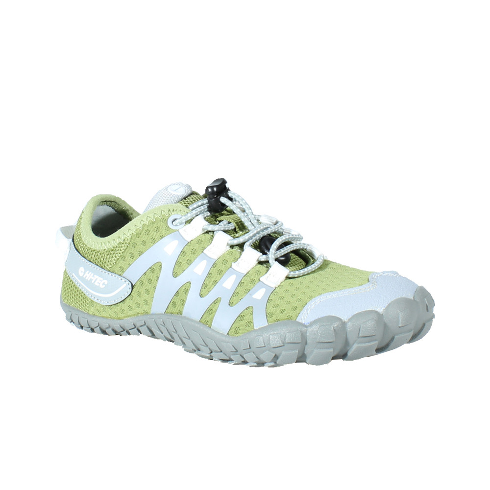 Hi Tec sandalias trekking niño ABYSS VERDE lateral interior