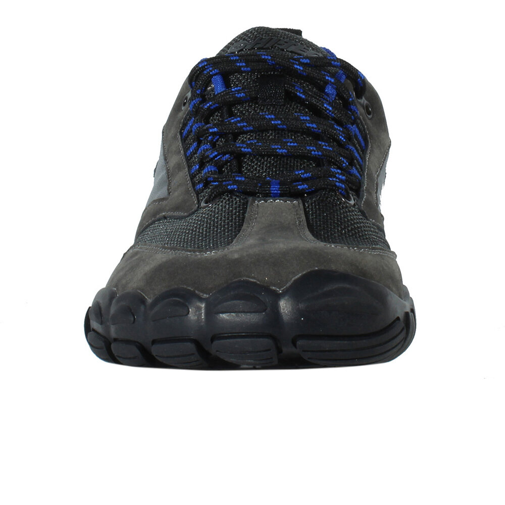 Hi Tec zapatilla trekking hombre FIGARO LOW WATERPROOF GRIS puntera