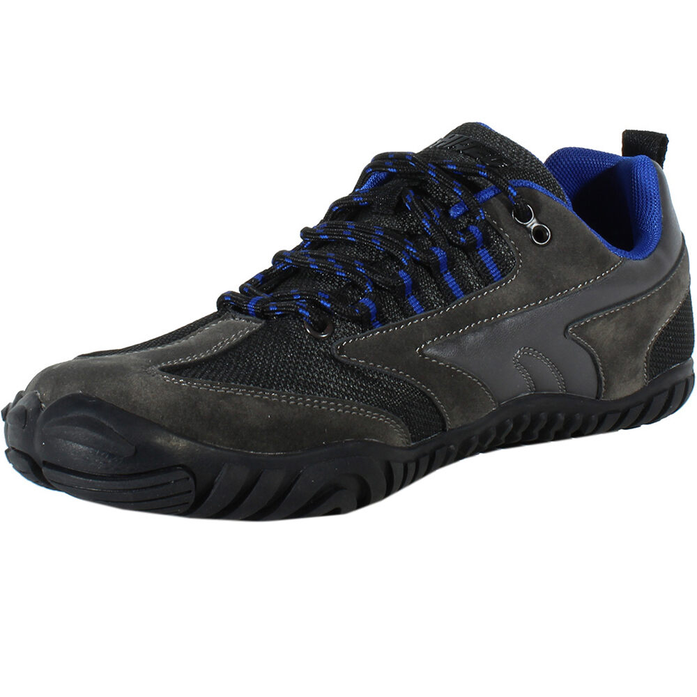 Hi Tec zapatilla trekking hombre FIGARO LOW WATERPROOF GRIS vista trasera