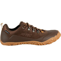 Hi Tec zapatilla trekking hombre FIGARO LUX LOW WATERPROOF MARRON lateral exterior