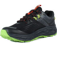 Hi Tec zapatilla trekking hombre FUSE TRAIL LOW NEGRO vista trasera