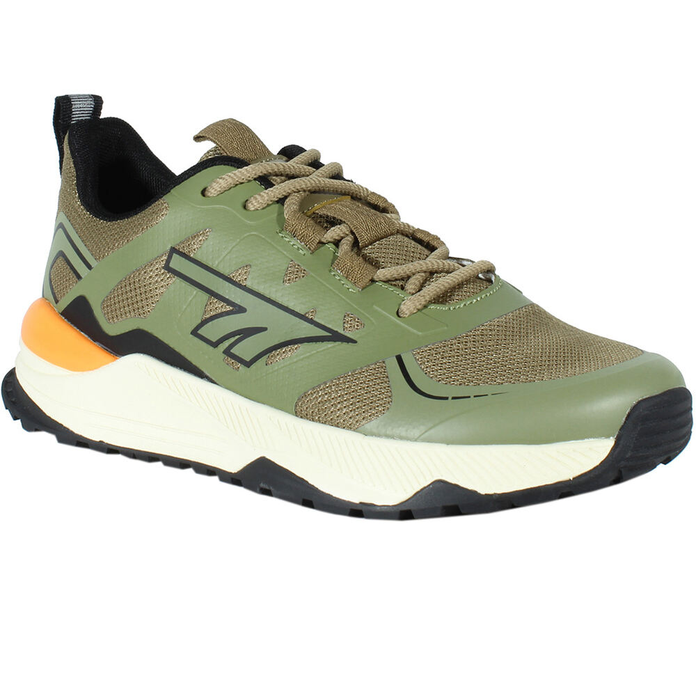 Hi Tec zapatilla trekking hombre SENSOR TRAIL VERDE lateral interior