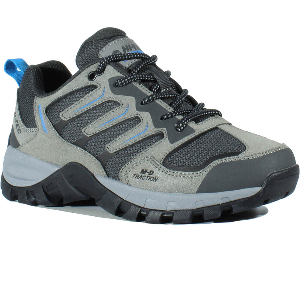 Hi Tec zapatilla trekking mujer CERVUS LOW WATERPROOF GRIS lateral interior