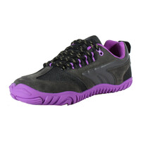 Hi Tec zapatilla trekking mujer FIGARO LOW WATERPROOF GRIS vista trasera