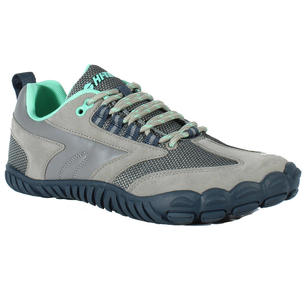 Hi Tec zapatilla trekking mujer FIGARO LOW WATERPROOF MARRON lateral interior