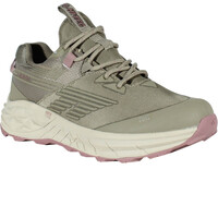 Hi Tec zapatilla trekking mujer FUSE TRAIL LOW WATERPROOF MARRON lateral interior