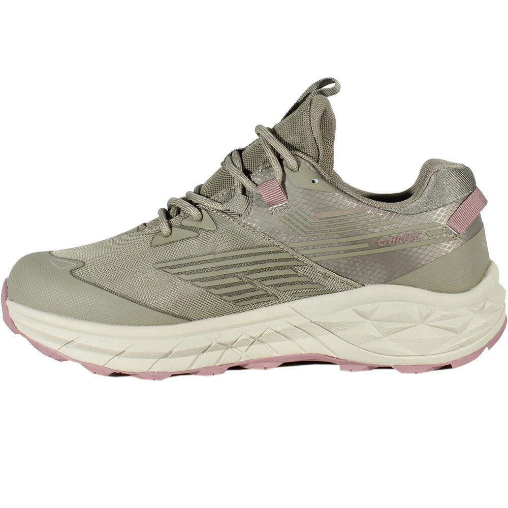 Hi Tec zapatilla trekking mujer FUSE TRAIL LOW WATERPROOF MARRON vista superior