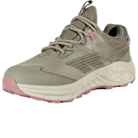 Hi Tec zapatilla trekking mujer FUSE TRAIL LOW WATERPROOF MARRON vista trasera