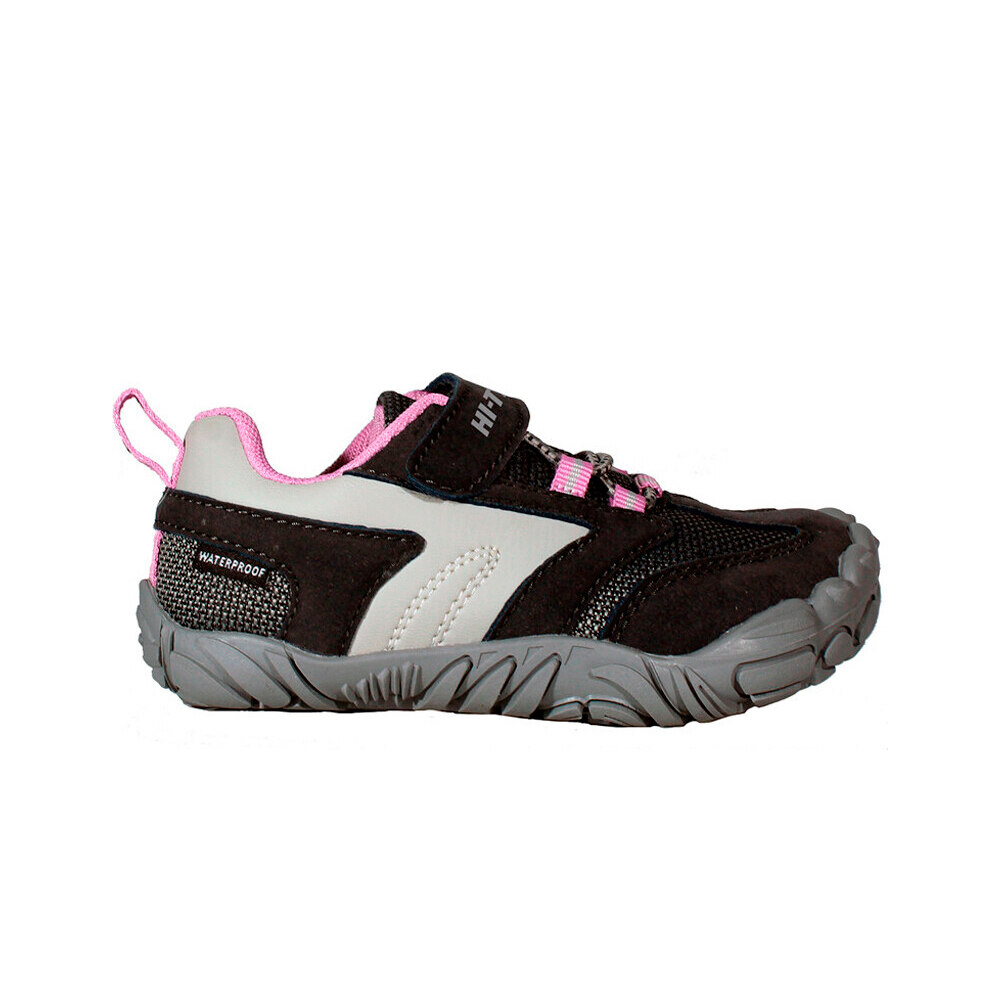 Hi Tec zapatilla trekking niño FIGARO GRIS lateral exterior