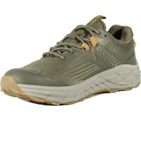 Hi Tec zapatillas trail hombre FUSE TRAIL LOW VERDE vista trasera