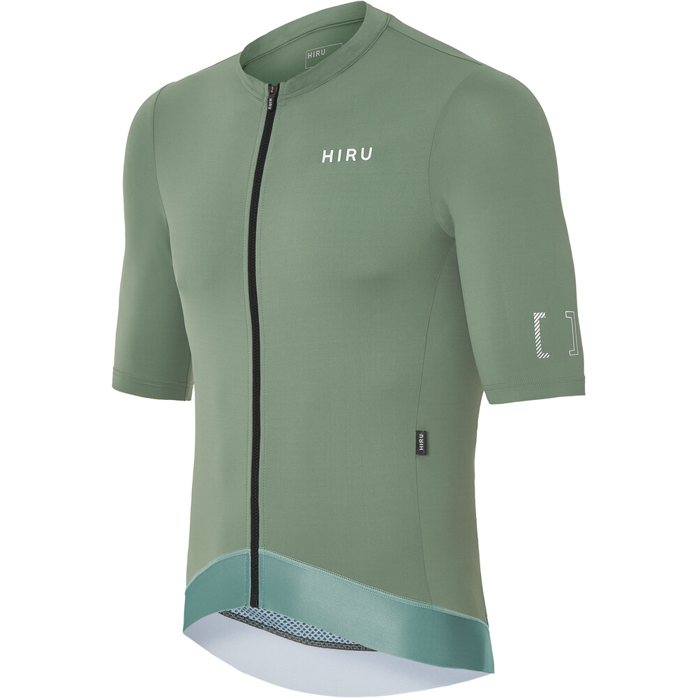 Hiru maillot manga corta hombre ADVANCED VERDE vista detalle