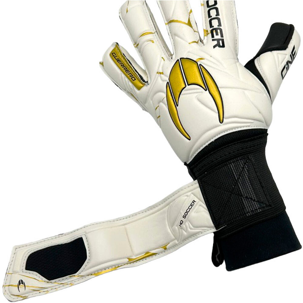 Ho Soccer guantes portero GUERRERO ONE NG GOLDEN TEAM BLANCO 03