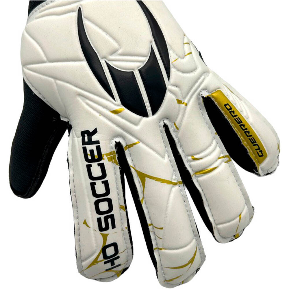 Ho Soccer guantes portero infantil GUERRERO TRAINER GOLDEN TEAM BLANCO 01