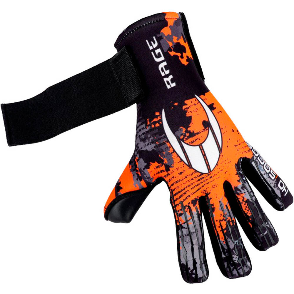 Ho Soccer guantes portero infantil KONTROL RAGE ORANGE TEAM NARANJA 04