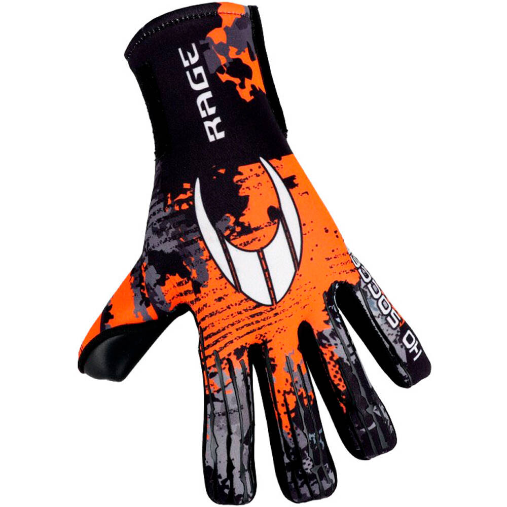 Ho Soccer guantes portero infantil KONTROL RAGE ORANGE TEAM NARANJA 05