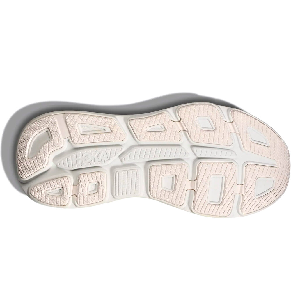 Hoka zapatilla running hombre BONDI 9 AMARILLO vista superior