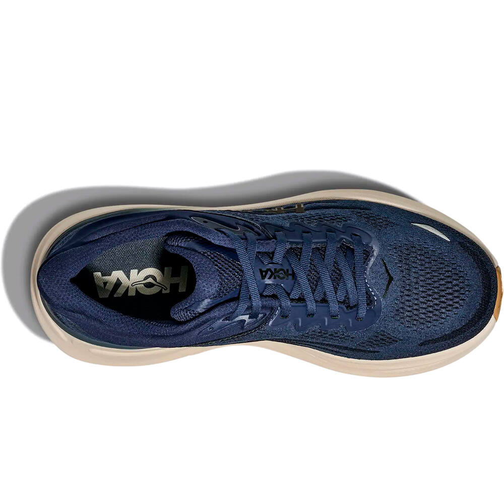 Hoka zapatilla running hombre BONDI 9 AZUL 05