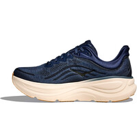 Hoka zapatilla running hombre BONDI 9 AZUL puntera