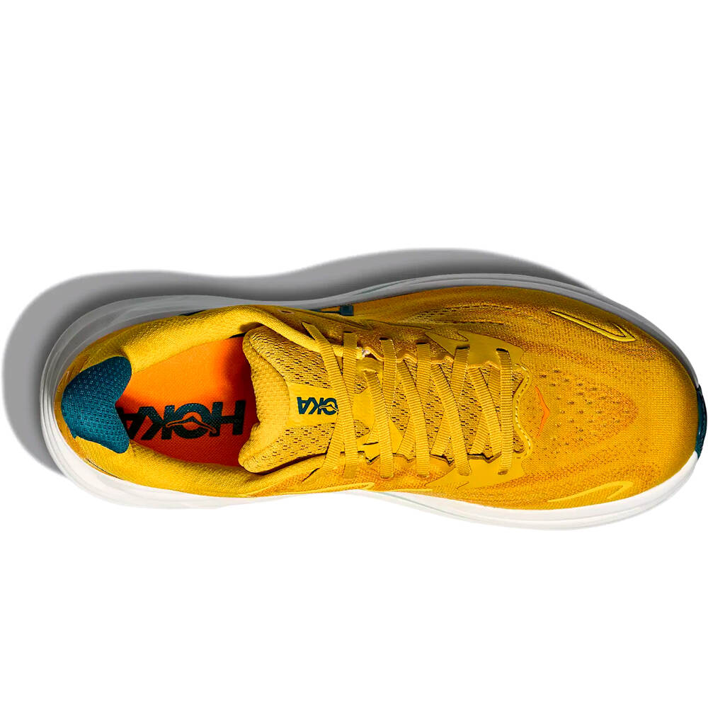 Hoka zapatilla running hombre CLIFTON 10 AMARILLO 05