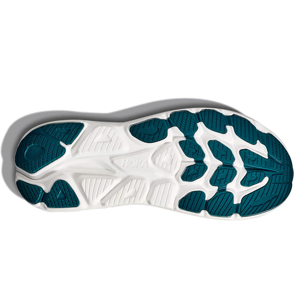 Hoka zapatilla running hombre CLIFTON 10 AMARILLO vista superior