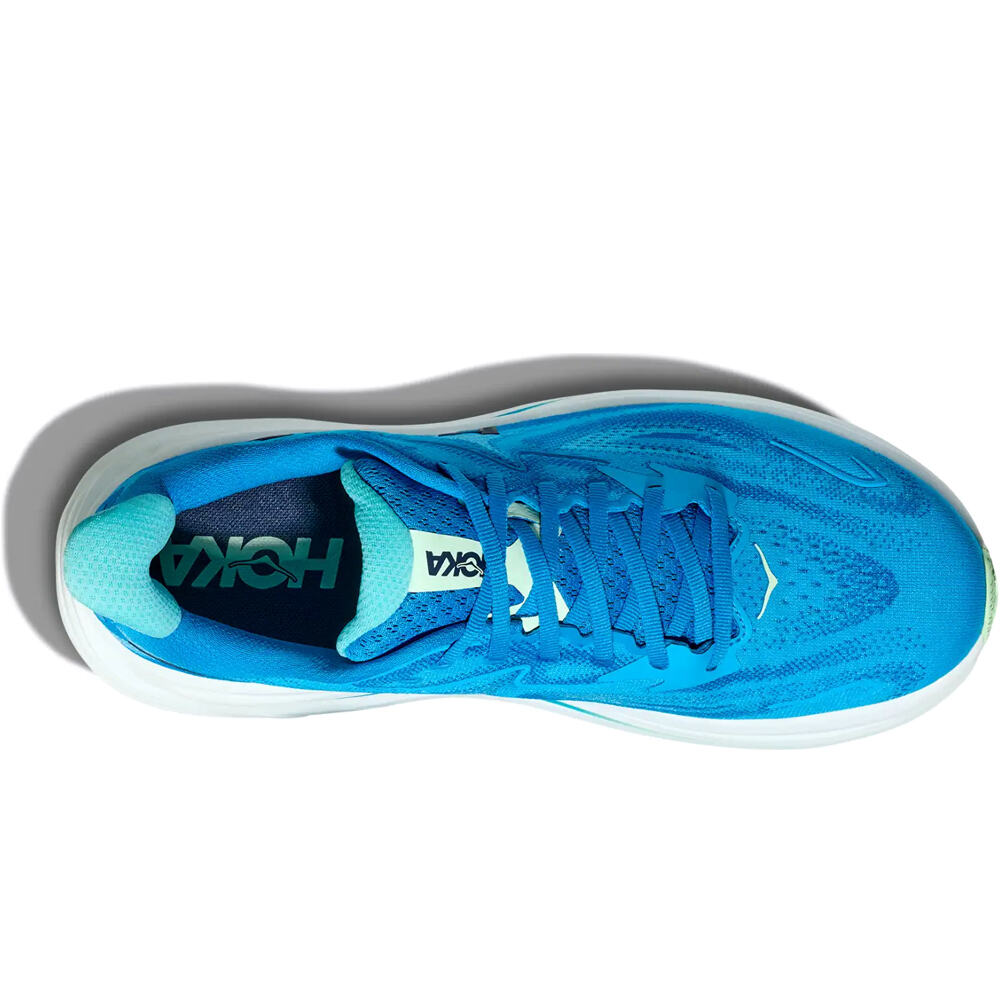 Hoka zapatilla running hombre CLIFTON 10 AZUL 05