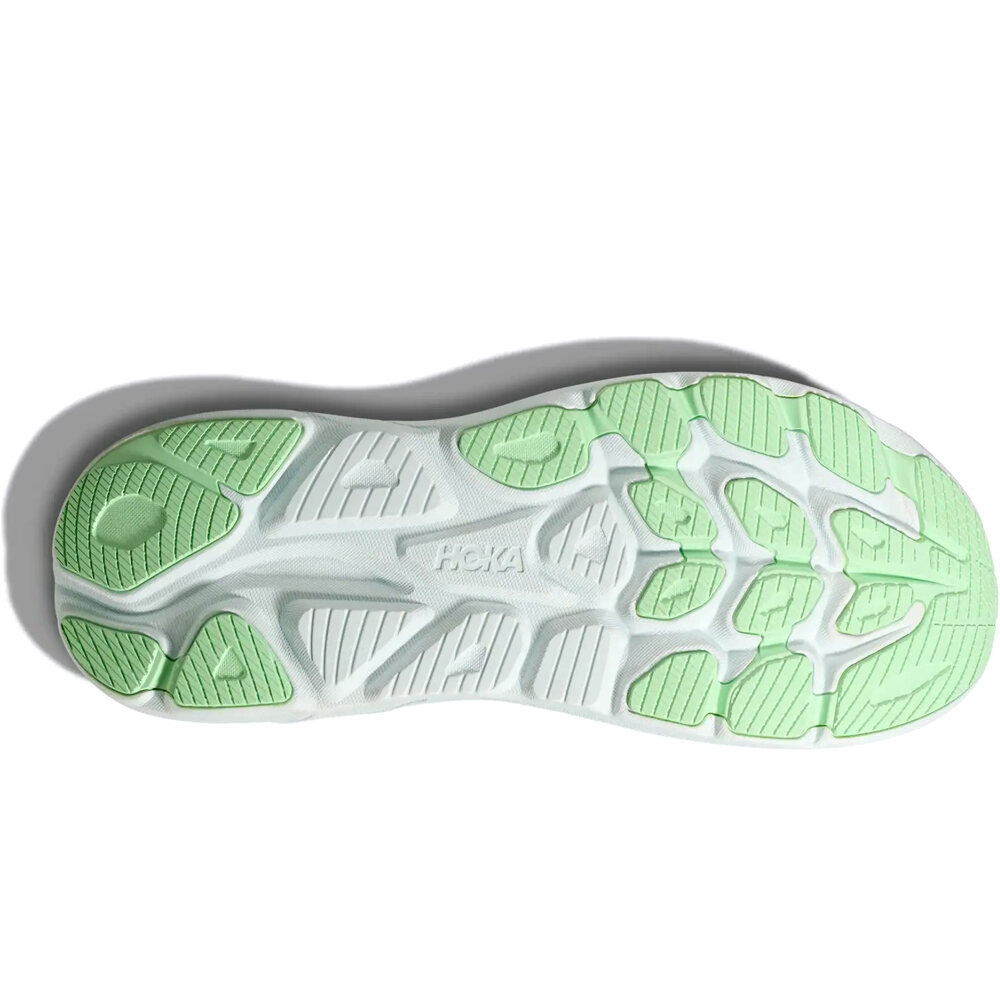 Hoka zapatilla running hombre CLIFTON 10 AZUL vista superior