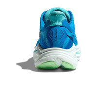 Hoka zapatilla running hombre CLIFTON 10 AZUL vista trasera