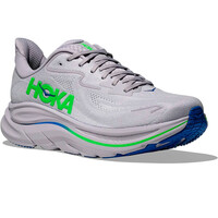 Hoka zapatilla running hombre CLIFTON 10 BLANCO lateral interior