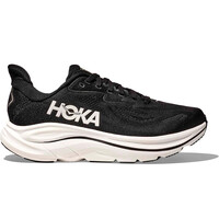 Hoka zapatilla running hombre CLIFTON 10 NEGRO lateral exterior