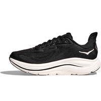 Hoka zapatilla running hombre CLIFTON 10 NEGRO puntera
