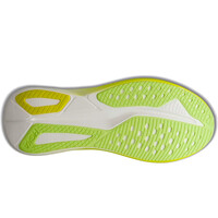 Hoka zapatilla running hombre MACH 7 AMARILLO vista superior