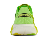 Hoka zapatilla running hombre MACH 7 AMARILLO vista trasera