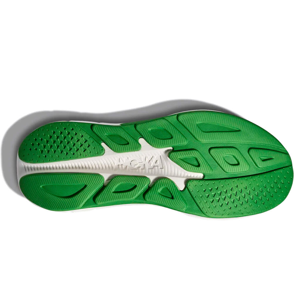 Hoka zapatilla running hombre RINCON 4 GRIS vista superior
