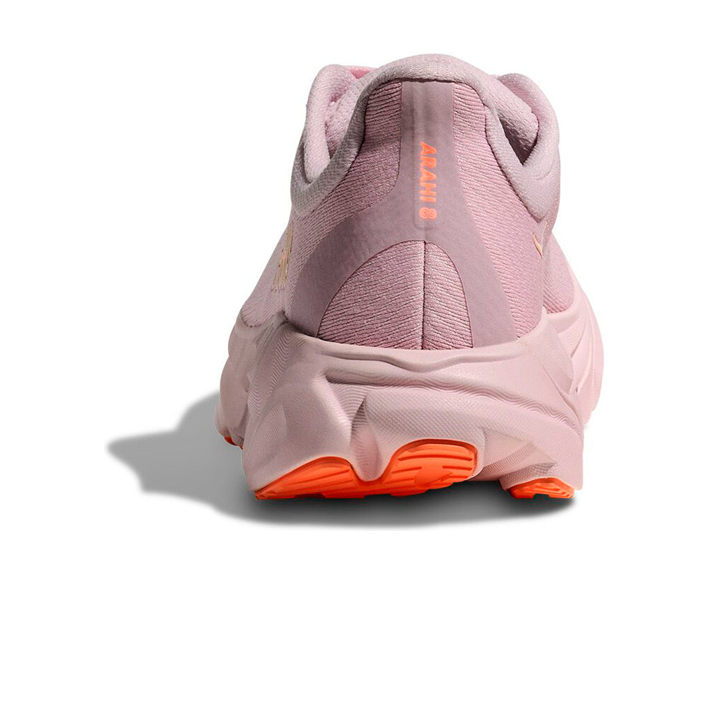 Hoka zapatilla running mujer ARAHI 8 MORADO vista trasera