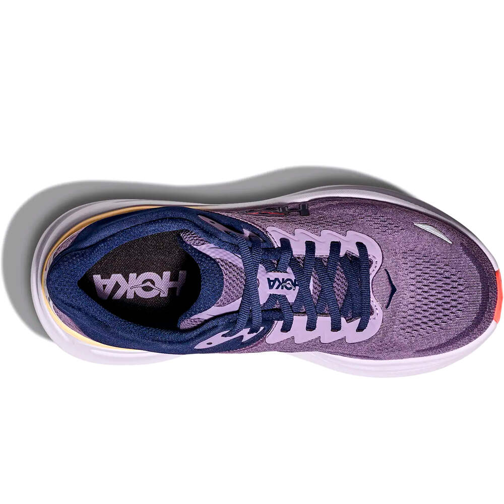 Hoka zapatilla running mujer BONDI 9 MORADO 05