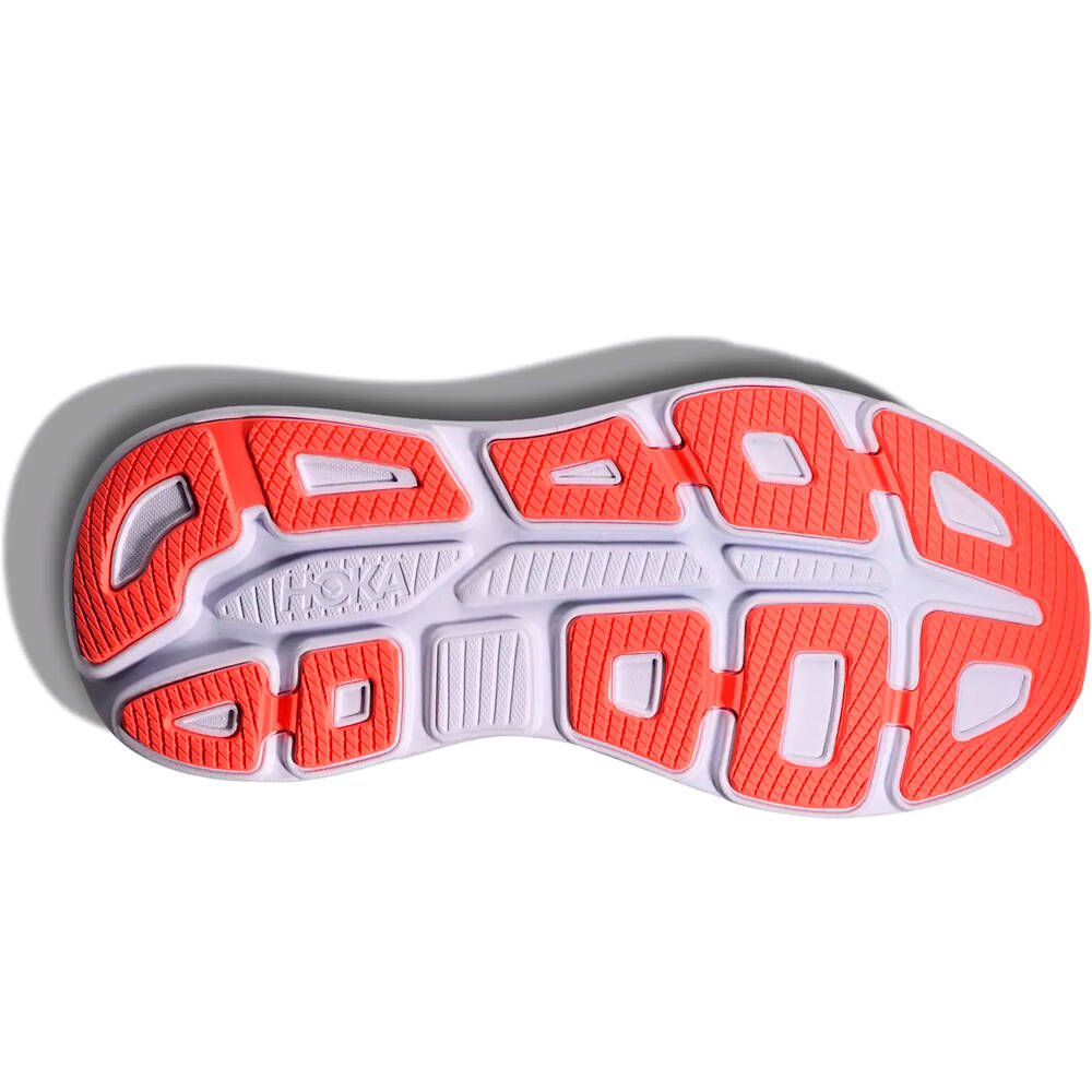 Hoka zapatilla running mujer BONDI 9 MORADO vista superior