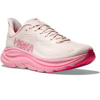 Hoka zapatilla running mujer CLIFTON 10 ROSA lateral interior
