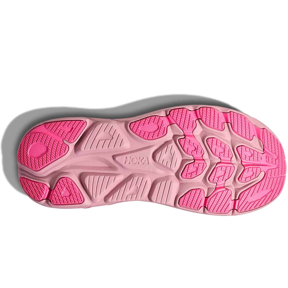 Hoka zapatilla running mujer CLIFTON 10 ROSA vista superior