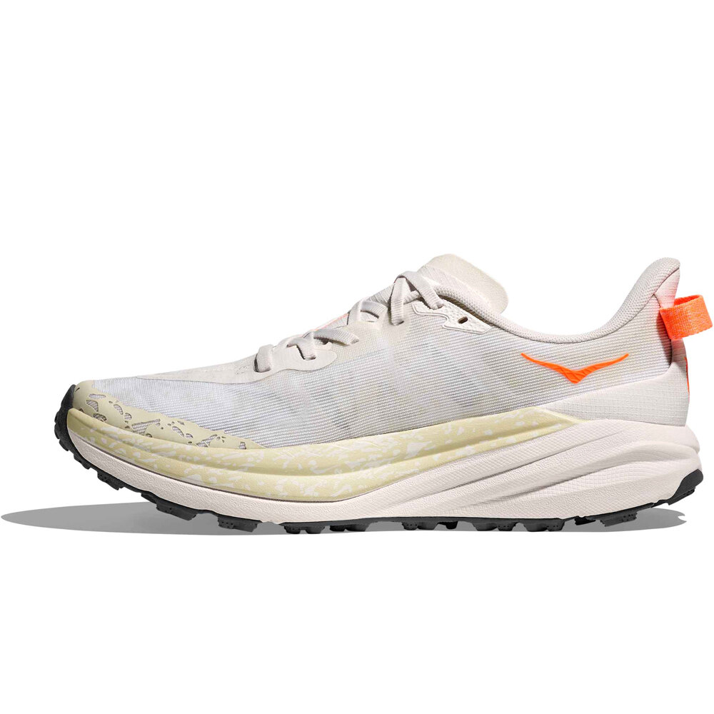 Hoka zapatillas trail hombre SPEEDGOAT 6 BLANCO puntera
