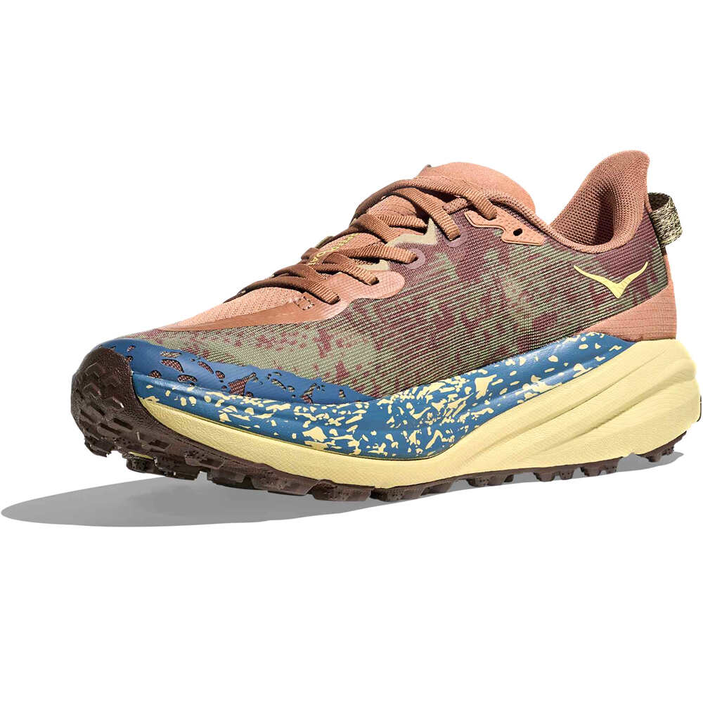 Hoka zapatillas trail hombre SPEEDGOAT 6 MARRON puntera