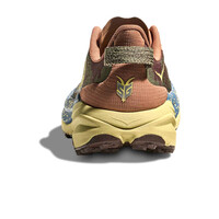 Hoka zapatillas trail hombre SPEEDGOAT 6 MARRON vista trasera