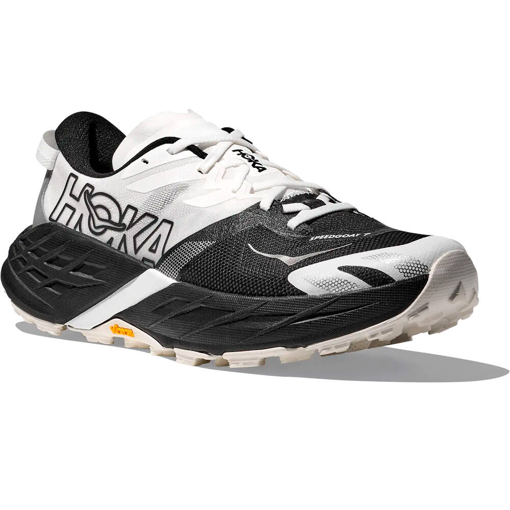 Hoka zapatillas trail hombre SPEEDGOAT 7 NEGRO lateral interior